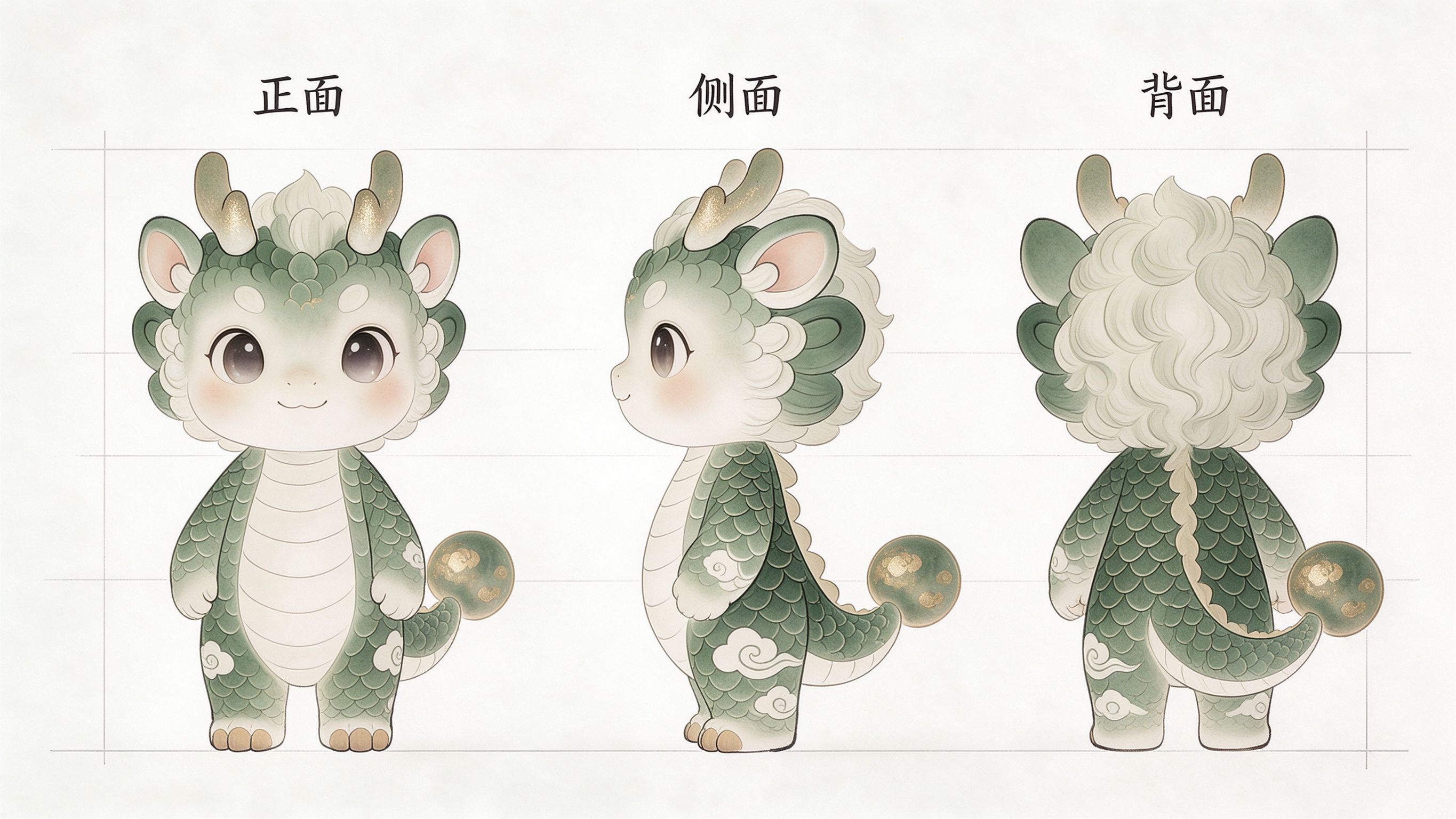 棠棠角色三视图